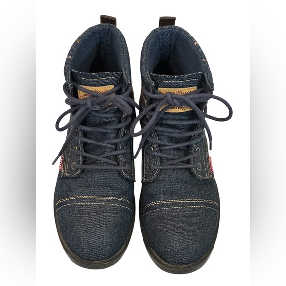 Levi's Other - Levi's Strauss & Co Artesia Men's Denim & Leather Boot Comfort Insole Size 7